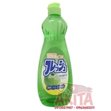 Nước rửa bát dưỡng da tay Fresh mùi táo + Vitamin E (chai 600ml)