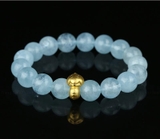 Vòng Tay Đá Diopside 4 Lá Bạc CCC