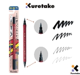 Bút Brush 2 đầu Kuretake Fudepen Nihon-Date Kabura