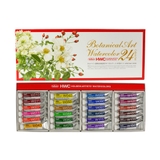 Holbein Artists' Watercolor Botanical Art 24 5ml Tube Set 