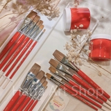 Cọ Vẽ Đầu Bằng Lông Chồn MixMulti Lith Lynna