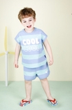 Áo cotton xước kẻ Cool bé trai bé gái Jelis. HA4691