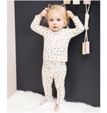 Bộ cotton trẻ em Pim-po-llo hoa nhí VNXK - HA0550 (hai màu)