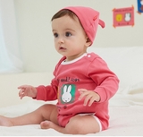 Body cotton tam giác dài tay Monkey, lion bé trai bé gái Miffy. HA0831