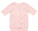 Áo cotton giấy tay lỡ bé trai bé gái Cún xanh baby + Mink. HA4826