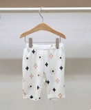 Quần lửng thun lạnh họa tiết bé trai bé gái Mmln baby. HA4627