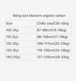 [Organic cotton] Áo ba lỗ cotton giấy in hình hoa xòe Mavarm. HA0954