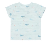 Áo cotton giấy mềm bé trai bé gái Cún xanh baby. HA4816