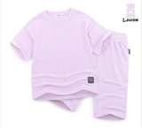 Bộ thun lạnh trơn bé trai bé gái Jelis. HA3350