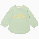 Áo nỉ da cá chữ nổi bé trai bé gái Cún xanh baby. HA3034