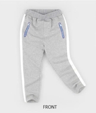 Quần nỉ da cá phối sọc sườn trắng bé trai Andi. HA4463