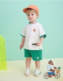 Quần cotton trơn cún chiot bé trai bé gái Moli. HA3050