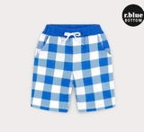 Quần cotton caro dài qua gối bé trai Hej. HA2772