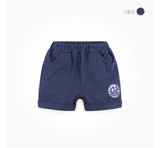 Quần đùi cotton xước hè gập gấu bé trai bé gái MM. HA1570
