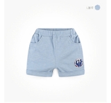 Quần đùi cotton xước hè gập gấu bé trai bé gái MM. HA1570