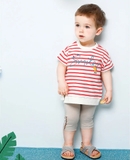 Quần leg thun gấu thổ cẩm bé trai bé gái MM. HA1286