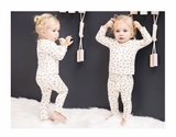 Bộ cotton trẻ em Pim-po-llo hoa nhí VNXK - HA0550 (hai màu)