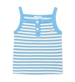 Áo 2 dây kẻ tổ ong bé trai bé gái Cún xanh baby. HA0775