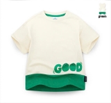 Áo cotton hè mềm phối gấu Good bé trai bé gái Jelis. HA3481