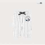 Quần short lửng kẻ sọc  trắng logo đầu ngựa Mil-k Mile. HA0889