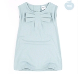 Áo cotton sát nách nơ ngực bé gái Andi. HA3472