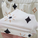 Quần lửng thun lạnh họa tiết bé trai bé gái Mmln baby. HA4627