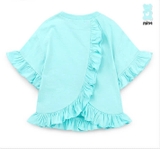 Áo cotton bèo chéo lưng bé gái Jelis. HA3486
