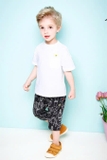 Áo cotton cộc tay túi ngực logo gấu bé trai bé gái Jelis. HA2138