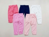 Quần lửng cotton bo gấu bé gái Carters. HA4789