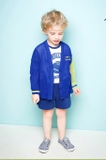 Áo cardigan vải thoáng khí 2 túi trước bé trai bé gái Jelis. HA4011