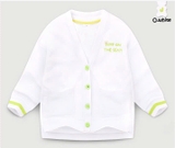 Áo cardigan vải thoáng khí 2 túi trước bé trai bé gái Jelis. HA4011