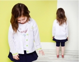 Áo cardigan vải thoáng khí 2 túi trước bé trai bé gái Jelis. HA4011