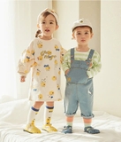 Váy bé gái nỉ da cá tay chuông Cest mignon MM. HA4129