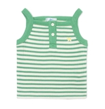 Áo 2 dây kẻ tổ ong bé trai bé gái Cún xanh baby. HA0775