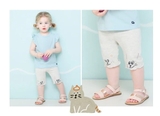 Leg thun dài qua gối mặt mèo bô đê gấu bé gái MM. HA4328