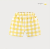 Quần short cotton kẻ caro bé trai bé gái MM. HA4343