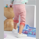 Quần Kaki Mmln gấu gấp chữ Smile. HA1634 (2 màu)