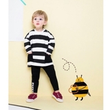Quần legging bé trai, bé gái phối thổ cẩm ống quần Mi-lk Mile HA0664 (3 mẫu)