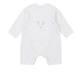 Body thun dệt hoa thoáng dầy mềm tai thỏ bé trai bé gái Aga. HA4662