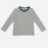 Áo thun cotton dài tay bé trai bé gái Cún xanh. HA5076