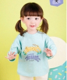 Áo cotton xước dài tay 2 báo bé trai bé gái Moli. HA4032
