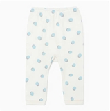 Quần thun bo gấu bé trai bé gái Cún xanh + Mink baby. HA1921