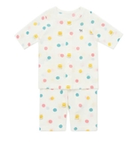 Bộ cotton giấy lửng bé trai bé gái Cún xanh + Mink baby. HA0538