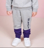 Quần nỉ da cá phối tím bé trai bé gái Jelis. HA2743