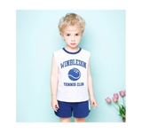Quần short cotton sườn sọc trắng thể thao bé trai bé gái Jelis. HA2225