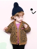 Áo cardigan bé trai bé gái beo nâu MM. HA3747
