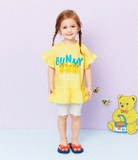 Áo váy cotton Bunny bé gái Hej. HA4617