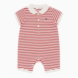 Body thun đùi kẻ bé trai bé gái 3 màu cún xanh baby. HA0118