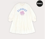 Váy thun cotton phối voan Flower bé gái Hej. HA5227