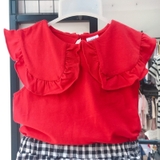 Bộ áo + chân váy kẻ Andi. HA2035 (2 màu)